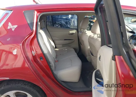 2012 Nissan Leaf Sl из США, поврежденный, VIN JN1AZ0CP5CT025999